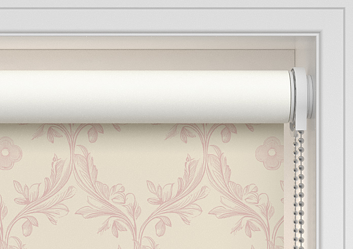 Trellis Prints, Vine and Bloom Romsey Rosies Pink - Twist&Fit Roller Blind - Image 10